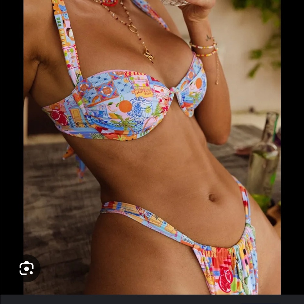 Bydee Cabana Print Ventura top sz Sm and bottoms xs Sm